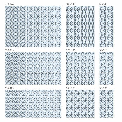 Naklejka na okno dająca prywatność Kwiatowe ornamenty