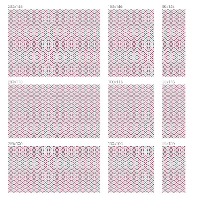 Naklejka na okno dająca prywatność Owalne kształty