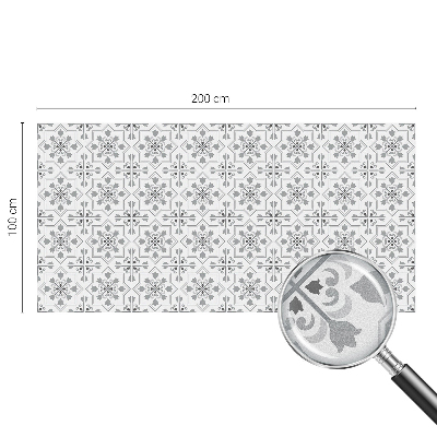 Folia okienna zapewniająca prywatność Symetryczne ornamenty