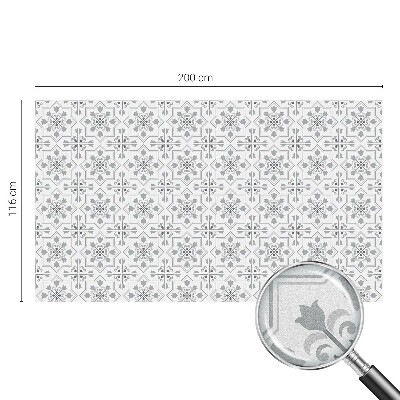 Folia okienna zapewniająca prywatność Symetryczne ornamenty