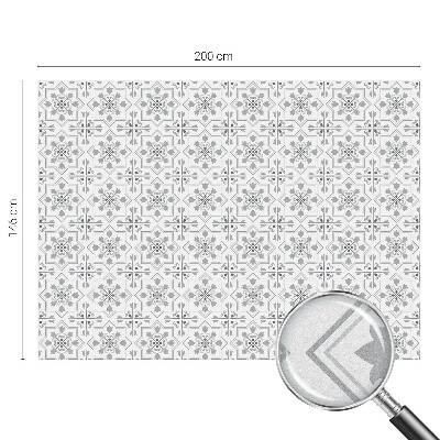 Folia okienna zapewniająca prywatność Symetryczne ornamenty