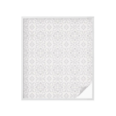 Folia dekoracyjna na okna Roślinne ornamenty