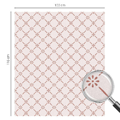 Folia okienna zapewniająca prywatność Kwiatowe wzory