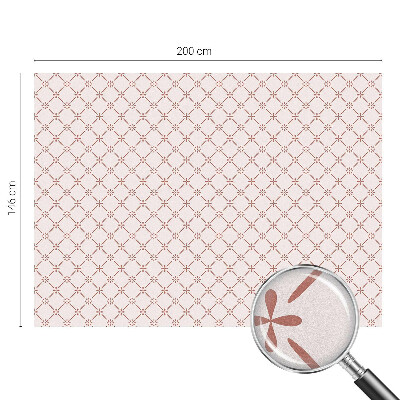 Folia okienna zapewniająca prywatność Kwiatowe wzory