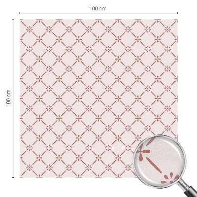 Folia okienna zapewniająca prywatność Kwiatowe wzory