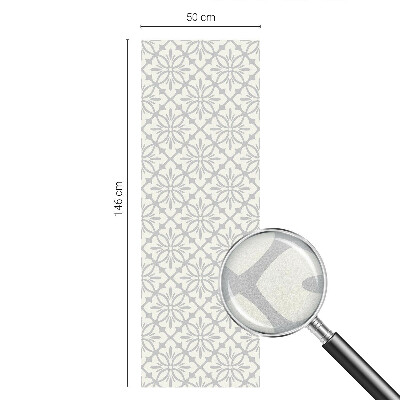 Folia dekoracyjna na okna Kwiatowe rozety