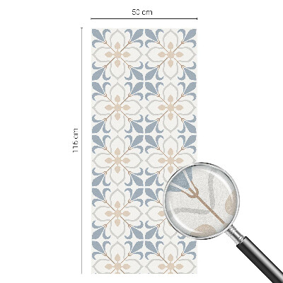 Naklejka na okno mleczna witraż Kwiatowe piękno