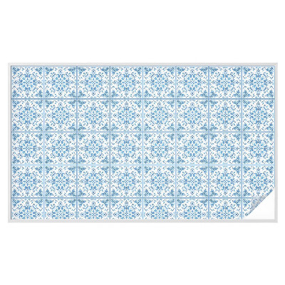 Folia okienna zapewniająca prywatność Florystyczne ornamenty