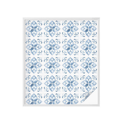 Mleczna naklejka na okno Klasyczna elegancja