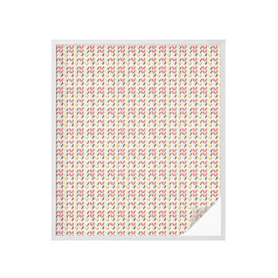 Folia okienna zapewniająca prywatność Retro liście