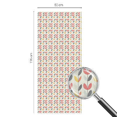 Folia okienna zapewniająca prywatność Retro liście