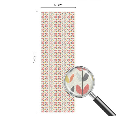 Folia okienna zapewniająca prywatność Retro liście