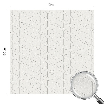 Naklejka na okno dająca prywatność Geometryczna plecionka