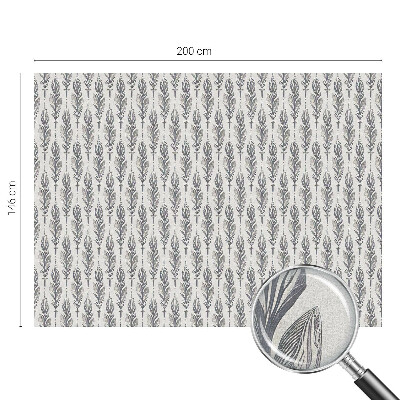 Folia okienna zapewniająca prywatność Eleganckie pióra