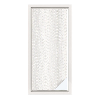 Naklejka na okno mleczna witraż Delikatny łuk