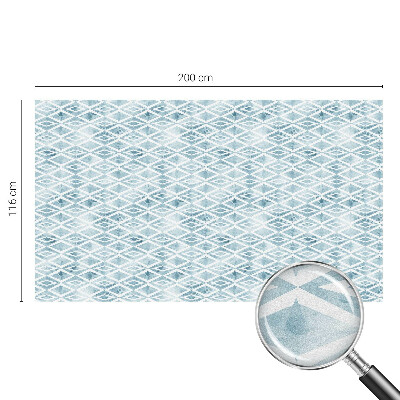 Folia okienna zapewniająca prywatność Niebieskie romby