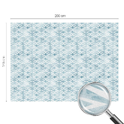 Folia okienna zapewniająca prywatność Niebieskie romby