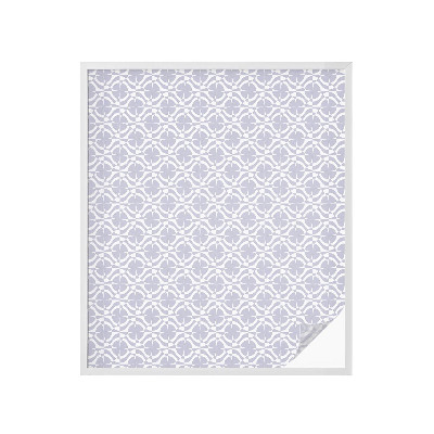 Naklejka na okno dająca prywatność Fioletowa symetria