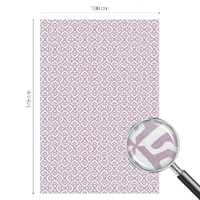 Folia okienna zapewniająca prywatność Fioletowe kształty