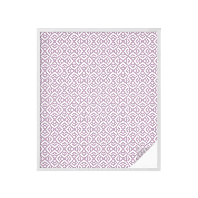 Folia okienna zapewniająca prywatność Fioletowe kształty