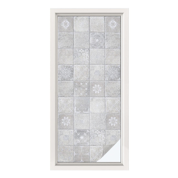 Mleczna naklejka na okno Dekoracyjna ceramika