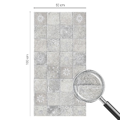 Mleczna naklejka na okno Dekoracyjna ceramika