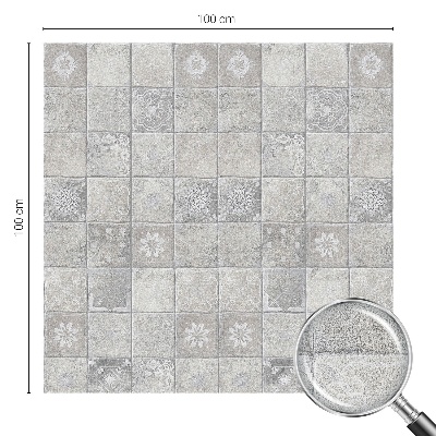 Mleczna naklejka na okno Dekoracyjna ceramika