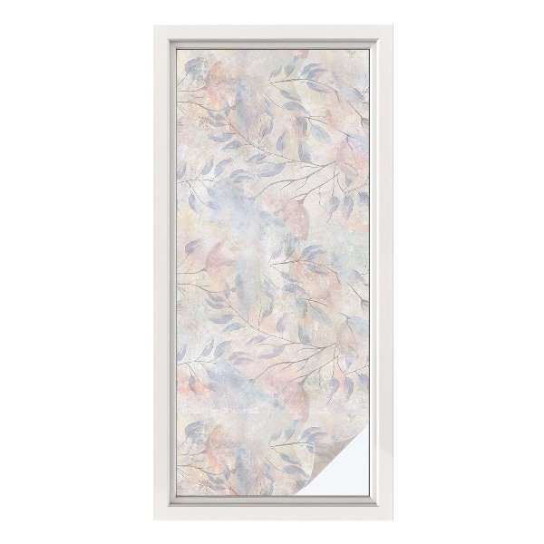 Naklejka na okno mleczna witraż Efekt rozmieniający