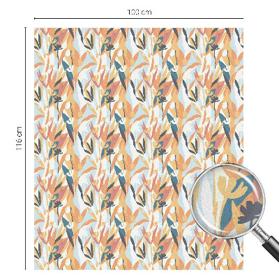 Folia okienna zapewniająca prywatność Botaniczna energia