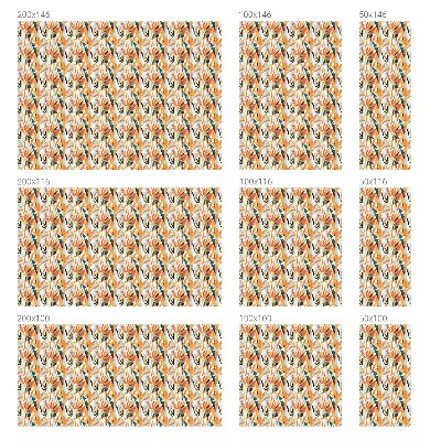 Folia okienna zapewniająca prywatność Botaniczna energia