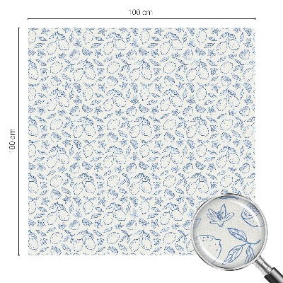 Naklejka na okno dająca prywatność Cytrynowy wzór