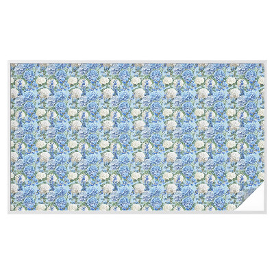 Mleczna naklejka na okno Kwiatowy urok