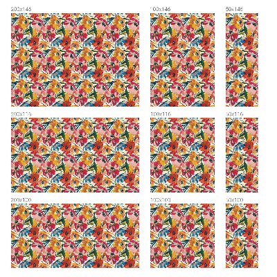 Naklejka na okno mleczna witraż Kwiatowa eksplozja