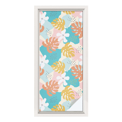 Folia okienna zapewniająca prywatność Egzotyczna natura