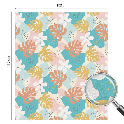 Folia okienna zapewniająca prywatność Egzotyczna natura