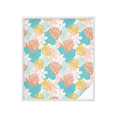 Folia okienna zapewniająca prywatność Egzotyczna natura