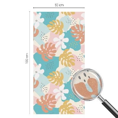 Folia okienna zapewniająca prywatność Egzotyczna natura