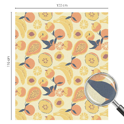 Naklejka na okno dająca prywatność Soczyste owoce