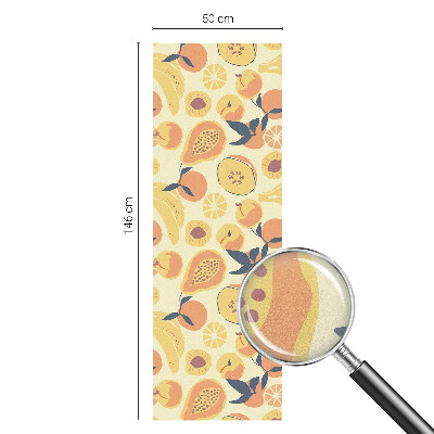 Naklejka na okno dająca prywatność Soczyste owoce