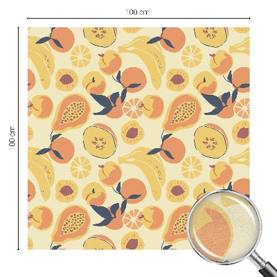 Naklejka na okno dająca prywatność Soczyste owoce