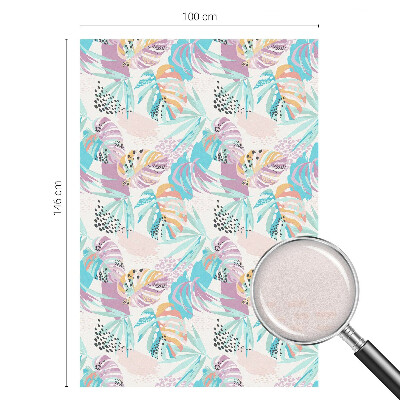 Folia dekoracyjna na okna Abstrakcyjna dżungla