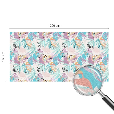 Folia dekoracyjna na okna Abstrakcyjna dżungla