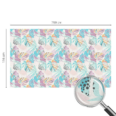 Folia dekoracyjna na okna Abstrakcyjna dżungla