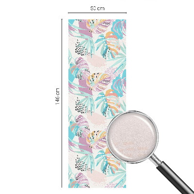 Folia dekoracyjna na okna Abstrakcyjna dżungla