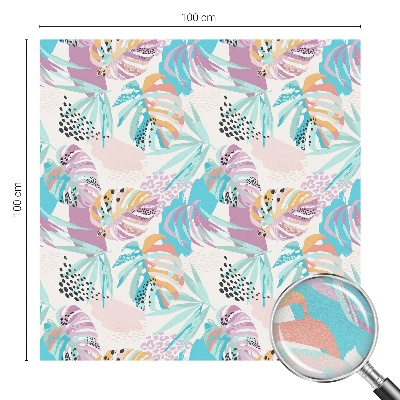 Folia dekoracyjna na okna Abstrakcyjna dżungla