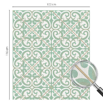 Mleczna naklejka na okno Klasyczna elegancja