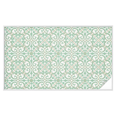 Mleczna naklejka na okno Klasyczna elegancja