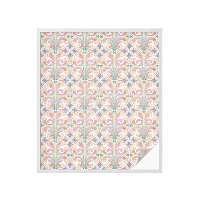 Folia okienna zapewniająca prywatność Kwiatowa symetria