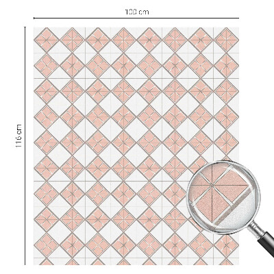 Folia dekoracyjna na okna Geometryczne romby