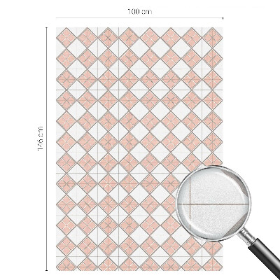 Folia dekoracyjna na okna Geometryczne romby